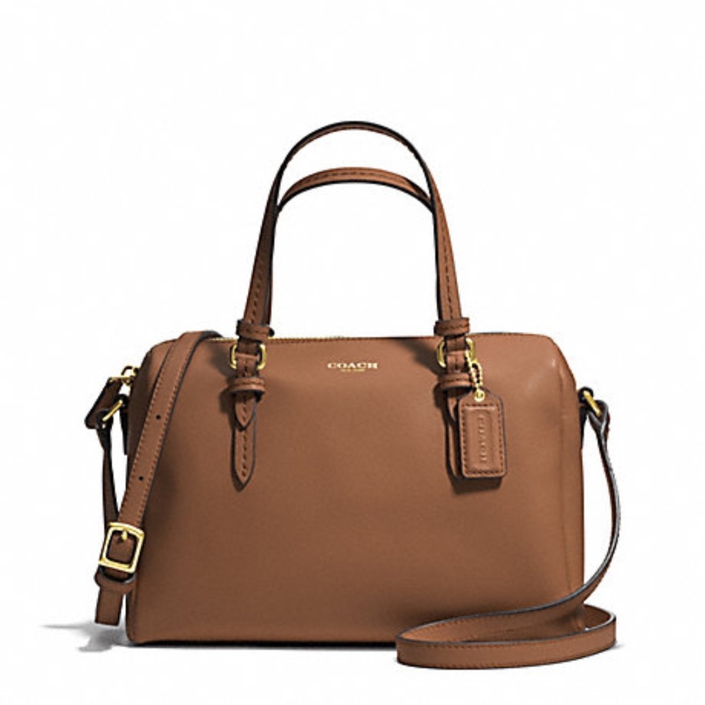 Coach Peyton Bennett Saffiano Leather Mini Satchel